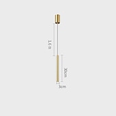 economico Luci a sospensione-30 cm ciondolo lanterna design forme geometriche lampada a sospensione rame stile moderno classico novità led moderno 220-240 v
