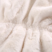 voordelige Meisjes Nepbont Jassen-Kinderen Voor meisjes Jas van imitatiebont Effen Kleur Actief Veters School jas bovenkleding 2-8 jaar Winter Zwart Wit Rood