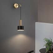 abordables Appliques murales d'intérieur-Appliques murales d'intérieur de style nordique moderne d'intérieur salon chambre applique murale en fer 85 ~ 265v