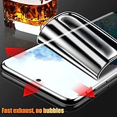 cheap Samsung Screen Protectors-[1 Pack] Screen Protector For Samsung Galaxy S24 Ultra Plus S23 S22 S21 S20 Plus Ultra S10 Note 20 Ultra 10 Plus S25 Ultra TPU Hydrogel Privacy Anti-Spy 9H Hardness Self-healing Anti-Fingerprint