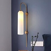baratos Candeeiros de Parede de interior-Lâmpada de parede led fosco estilo nórdico arandelas de parede luzes de parede internas sala de estar quarto luz de parede de ferro 85-265v