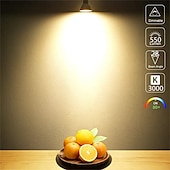 economico Faretti a LED-20 pz 10 pz 6 w faretto binario led lampadina 600lm gu10 mr16 6 led perline smd 60 w alogena equivalente dimmerabile bianco caldo freddo 220-240 v
