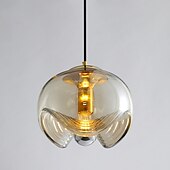 お買い得  ペンダントライト-25cmシングルデザインアイランドデザインペンダントライトガラス電気メッキモダンノルディックスタイル220-240v