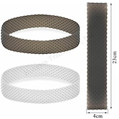 cheap Tools &amp; Accessories-Silicone Wig Headband Transparent Silicone Wig Hair Bands Non-Slip Silicone Headband with Wig Net Cap and Edge Brush for Women Unisex