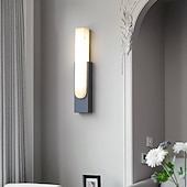 cheap Indoor Wall Lights-Marble Wall Lamp Bedroom Bedside Lamp Nordic Living Room Stair Aisle Lamp Minimalist Hotel Home Stay Lamp