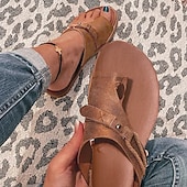 billiga Avslappnade sandaler-slip-on-sandaler i svart konstläder för kvinnor – avslappnade sommarsandaler med korsbandsdesign för komfort och stil
