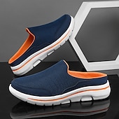 preiswerte Hausschuhe und Flip-Flops für Herren-Leichte Slipper aus Mesh für Herren – atmungsaktive, bequeme Pantoletten für sommerliche Spaziergänge im Freien