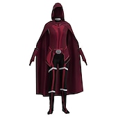 voordelige Kostuums voor dames-Scarlet Witch Wanda Django Maximoff Outfits Gemaskerd Bal Cosplay Kostuum feest Film cosplay for Dames Volwassenen Maskerade Vrijgezellenfeest