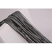 cheap Macrame &amp; String Curtains-String Curtains Sparkle Door Curtain Fly Curtain Rod Pocket,Curtains Panel Divider Window Door Fly Screen for Door Wall and Window Decoration,100*200cm