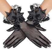 cheap Accessories and More-1950s Roaring 20s 1920s Gloves The Great Gatsby Wedding Guest Women&#039;s Masquerade Party / Evening Wedding Reception Bachelorette Party Adults Gloves