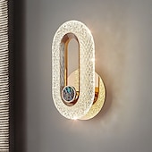 economico Luci da parete-Applique Da Parete A Led In Cristallo Da Interno Moderno Semplice E Creativo Personalizzato Ristorante Lampada Da Soffitto A Testa Singola Camera Piccole Luci A Sospensione