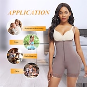 cheap Shapewear-Shapewear for Women Seamless Firm Triple Control Faja Plus Size Thigh Slimmer Tummy Control Body Shaper