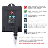 voordelige Neon LED-verlichting-halloween kerst neonlicht met solar led-licht met smd2835 afstandsbediening 8-modus kleurwisselend opladen via usb 1000 mah ip67 waterdicht buitendecoratie automatische timing