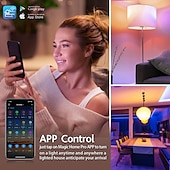baratos Luzes inteligentes-6pcs 4pcs 2pcs10w wifi lâmpada led inteligente funciona com alexa e google regulável a19 a60 e26 e27 rgbcct mudança de cor sem necessidade de hub
