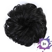 economico Chignon-commercio all&#039;ingrosso della fabbrica fornitura di commercio estero soffici capelli anello parrucca testa a sfera testa corda fibra chimica anello dei capelli parrucca anello dei capelli