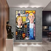 tanie Sztuka uliczna-Ręcznie malowane obraz olejny wall street art mężczyźni i kobiety home decoration decor walcowane płótno bez ramki nierozciągnięte;