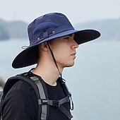 levne Outdoorové pokrývky hlavy-Slamák Rybářský klobouk Dağcı Şapkası Čepice UV ochrana proti slunci Rychleschnoucí Lehká váha Léto Jaro Široký okraj Pánské Dámské Rybaření Činnost