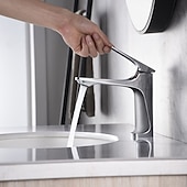 economico Rubinetti per lavandino bagno-miscelatore lavabo bagno - classico nichel spazzolato / elettrodeposto / finiture verniciate rubinetti monocomando monocomando vasca da bagno centroset