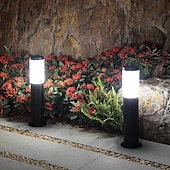 halpa Pathway Lights &amp; Lanterns-2kpl polkuvalot aurinko ulkopuutarhavalot ruostumattomasta teräksestä vedenpitävä led nurmikkovalo huvila takapihan katuvalaistus sisäpihan maiseman koristelu lamppu