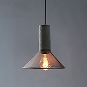 cheap Pendant Lights-6cm Pendant Light Single Design Island Design Pendant Light Metal Painted Finishes Vintage Nordic Style 85-265V