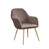 cheap Armchair Cover &amp; Armless Chair Cover-Wingback Chair Cover Velvet Grey Sofa Chair Slipcover For Bar Coffe Patio Garden Washable Removable Party Home Hotel