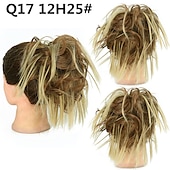abordables Chignons-ébouriffé chignon désordonné chignon postiche extension de cheveux queue de cheval avec élastique élastique chignon queue de cheval postiche extensions de cheveux synthétiques chouchous queue de