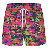 economico Costumi da bagno &amp; Pantaloni da surf-Per uomo Boardshorts Costume da bagno Costume da Bagno Stampato Coulisse con tasche Asciugatura Rapida Pantaloncini da Surf costume da bagno Surf Spiaggia Sport Acquatici Estate