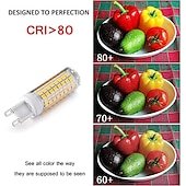 Χαμηλού Κόστους LED Bi-pin Λάμπες-6 τεμ. led λαμπτήρας g9 λάμπα bi pin 10w ac220v e14 102 led φωτιστικό οροφής πολυέλαιος σποτ 100w ισοδύναμο αλογόνου ζεστό ψυχρό λευκό