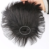 preiswerte Toupets-Herren Echthaar Toupees Locken 100% handgebunden Modisches Design / Weich / Party Party / Abend / Freizeitskleidung