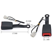 cheap Car Seat Covers-2PCs Car Seat Belt Lock Universal Auto Car Safety Seat Lock Camlock Car Seat Belt Buckle Socket Plug Connector Car Accessories Replacement Part