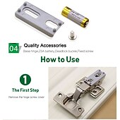 cheap Cabinet Light-10PCS LED Cabinet Light LED Inner Hinge Lamp Closet Light Battery Wireless Lamp Universal Wardrobe Cupboard Sensor Lighting