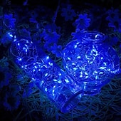 Недорогие Питание от батареек-10 м 100led водонепроницаемый пульт дистанционного управления 8 функция медный провод светодиодные фонари аа с питанием от батарей сказочный свет рождественская свадьба день рождения семейный праздник