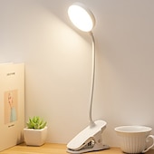 abordables Lampes de lecture-led lampe de bureau charge usb pliage apprentissage protection des yeux lecture bureau chambre tactile gradation veilleuse bureau chevet flexible dimmable pliage led clip protection des yeux lampe de
