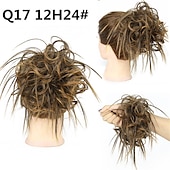 abordables Chignons-ébouriffé chignon désordonné chignon postiche extension de cheveux queue de cheval avec élastique élastique chignon queue de cheval postiche extensions de cheveux synthétiques chouchous queue de