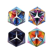 cheap Novelty Toys-Variety Changeable Magnetic Magic Cube Anti Stress 3D Office Hand Flip Puzzle Stress Reliever Autism Collection Kids Fidget Toys for Christmas Gifts