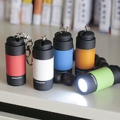 tanie Światła kempingowe-latarka kieszonkowa mini led ładowalna przenośna latarka usb wodoodporna brelok mała latarnia białe światło z baterią;