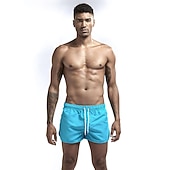 abordables Shorts de Bain pour Hommes-Homme Surf Boardshort short de bain Short de bain Taille elastique Séchage rapide Baignade Bleu Ciel Noir