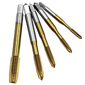 cheap Drill Bit Set-Straight Groove Tap M3-M8 High Speed Steel Tapping Internal Thread Hole Opener For Titanium-plated Screw Point Machine