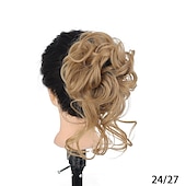 זול שיניונים (פקעות)-סיטונאי מפעל סחר חוץ פאה סינתטית לחמניית שיער טבעת שיער מבולגן ראש כדור אלסטי נוח מדי יום
