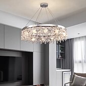 cheap Chandeliers-50cm Unique Design Chandelier Stainless Steel Electroplated Modern 220-240V