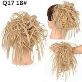 abordables Chignons-ébouriffé chignon désordonné chignon postiche extension de cheveux queue de cheval avec élastique élastique chignon queue de cheval postiche extensions de cheveux synthétiques chouchous queue de