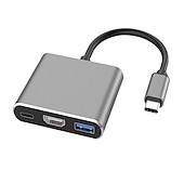 levne Kabely-LITBest USB 3.0 USB C Náboje 6 Přístavy OTG Rozbočovač USB s HDMI 1.4 USB 3.0 USB C USB 3.0*1 Dodávka energie Pro