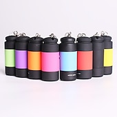 tanie Światła kempingowe-latarka kieszonkowa mini led ładowalna przenośna latarka usb wodoodporna brelok mała latarnia białe światło z baterią;