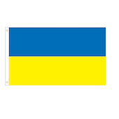 cheap Mr &amp; Mrs Wedding-Ukraine Flag 90*150cm Flag Ukraine Background Cloth Ukraine Flag