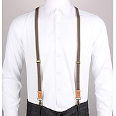abordables Accessoires et plus-Années Folles Années 1920 Rétro Vintage Bretelles Gatsby le Magnifique Gangster Déguisement Homme Mascarade Fête / Soirée Enterrement de Vie de Jeune Fille Adultes Plus d'accessoires Bretelles