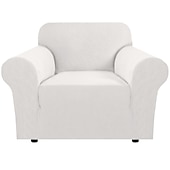 baratos Tampa da poltrona e capa de cadeira sem braço-Multifit elastano jacquard sofá slipcover antiderrapante fácil cuidado pet scratch guard t-almofada, protetor de móveis elegante para casa