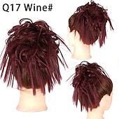 abordables Chignons-ébouriffé chignon désordonné chignon postiche extension de cheveux queue de cheval avec élastique élastique chignon queue de cheval postiche extensions de cheveux synthétiques chouchous queue de