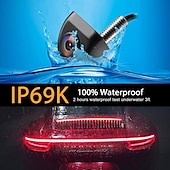 cheap Car Rear View Camera-IP69K Waterproof Long Night Vision HD and Ultra Wide Angle Metal Reverse Rear View Backup Camera for Car Pickup Truck SUV RV Van Van Van