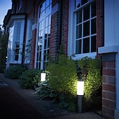 halpa Pathway Lights &amp; Lanterns-2kpl polkuvalot aurinko ulkopuutarhavalot ruostumattomasta teräksestä vedenpitävä led nurmikkovalo huvila takapihan katuvalaistus sisäpihan maiseman koristelu lamppu