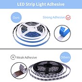 levne Ovládání přes WiFi-5m 16,4ft chytrá televize LED podsvícení proužek světlo usb rgb aplikace bluetooth ovládání synchronizace hudby změna barvy smd 5050 pro PC monitor herna 5v